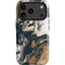Copper and Black Marble Ink iPhone 17 Pro Magsafe Impact Case