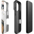 Copper and Black Marble Ink iPhone 17 Pro Magsafe Impact Case