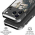 Copper and Black Marble Ink iPhone 18 Pro Clear Case