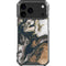 Copper and Black Marble Ink iPhone 18 Pro Max Clear Case
