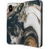Copper and Black Marble Ink iPhone 8 Folio Case