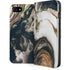 Copper and Black Marble Ink iPhone Cases