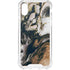 Copper and Black Marble Ink iPhone XS Clear Case