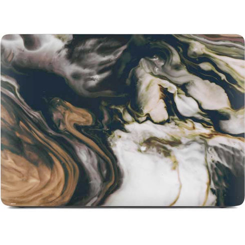 Copper and Black Marble Ink Apple MacBook Air Skin