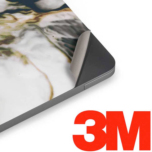 Copper and Black Marble Ink Apple MacBook Air Skin