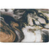 Copper and Black Marble Ink MacBook Skins