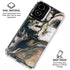 Copper and Black Marble Ink Moto G Power 5G (2024) Clear Case