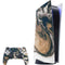 Copper and Black Marble Ink PlayStation PS5 Skins