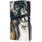 Copper and Black Marble Ink PS5 Pro Disk Console Skin