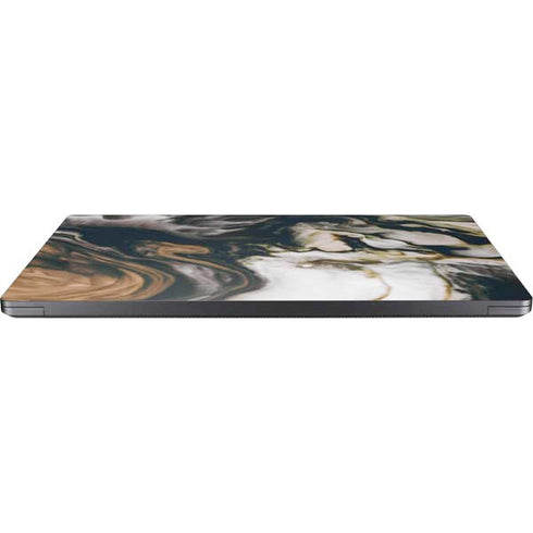 Copper and Black Marble Ink Surface Laptop 7 13.8in Skin