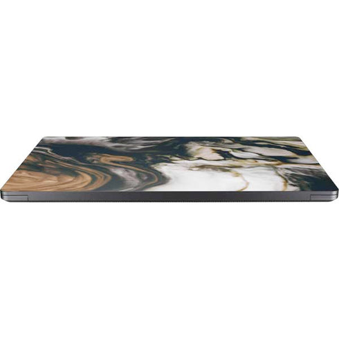 Copper and Black Marble Ink Surface Laptop 7 15in Skin