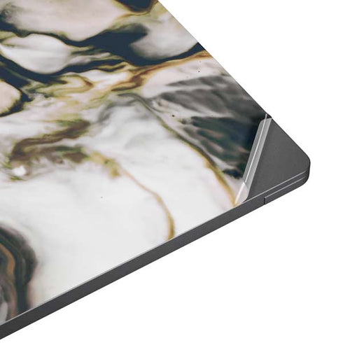Copper and Black Marble Ink Surface Laptop 7 15in Skin