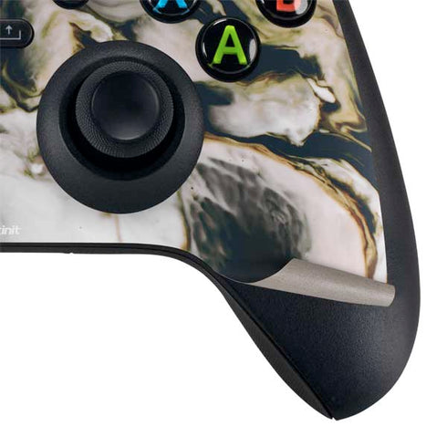 Copper and Black Marble Ink Xbox Series X Bundle Skin
