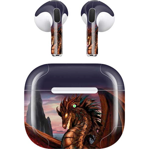 Coppervein Dragon by Ruth Thompson Apple AirPods (3rd Gen 2021) Skin