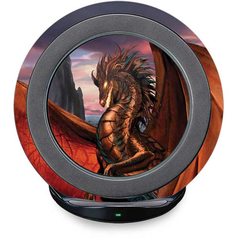 Coppervein Dragon by Ruth Thompson Fast Charge Wireless Charging Stand Skin