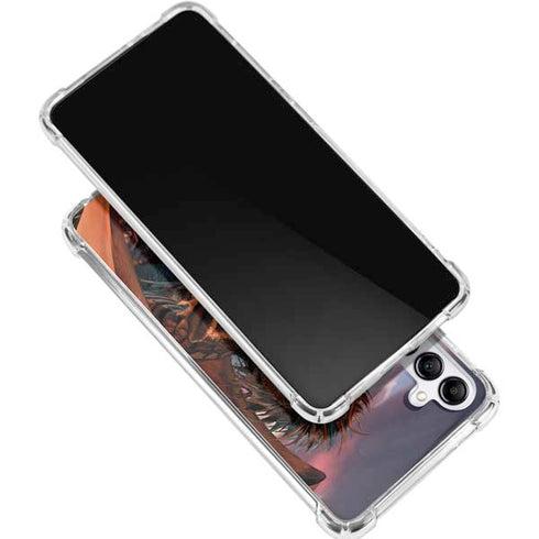 Coppervein Dragon by Ruth Thompson Gabb Phone 4 Clear Case