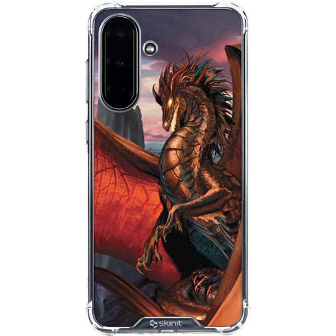 Coppervein Dragon by Ruth Thompson Galaxy A36 5G Clear Case