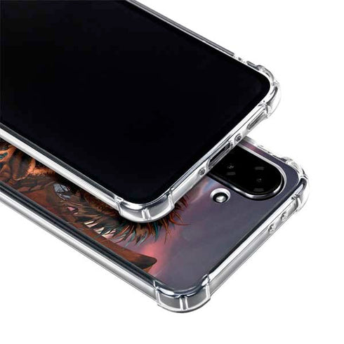 Coppervein Dragon by Ruth Thompson Galaxy A36 5G Clear Case
