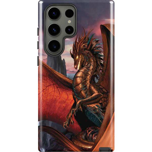 Coppervein Dragon by Ruth Thompson Galaxy S23 Ultra Pro Case