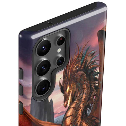 Coppervein Dragon by Ruth Thompson Galaxy S23 Ultra Pro Case