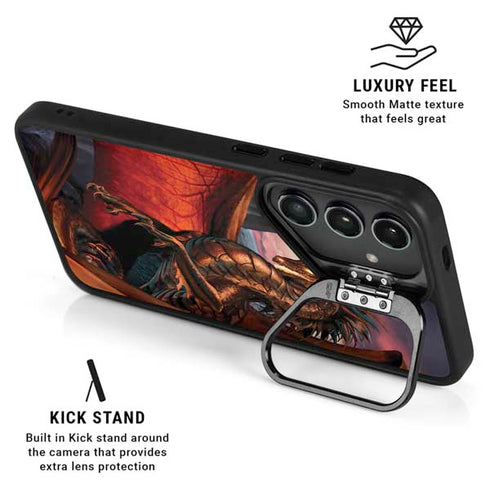 Coppervein Dragon by Ruth Thompson Galaxy S25 Kickstand Case