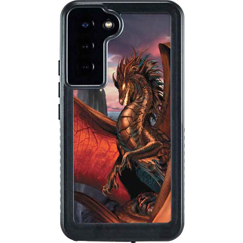 Coppervein Dragon by Ruth Thompson Galaxy S24 Plus Waterproof Case