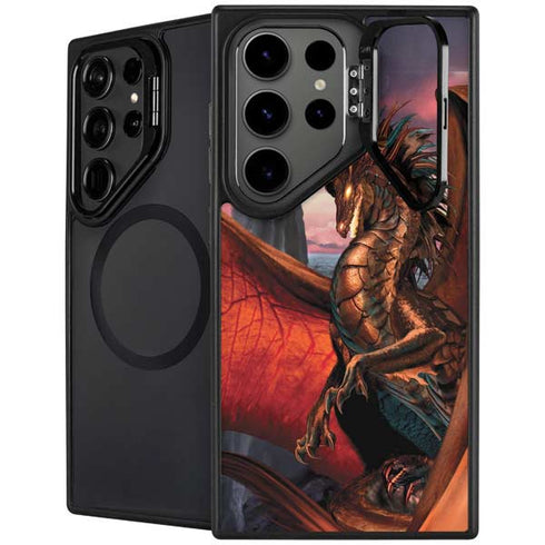 Coppervein Dragon by Ruth Thompson Galaxy S25 Ultra Kickstand Case