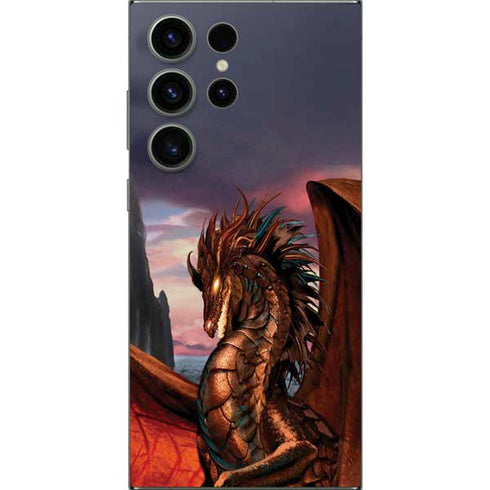 Coppervein Dragon by Ruth Thompson Galaxy S24 Ultra Skin