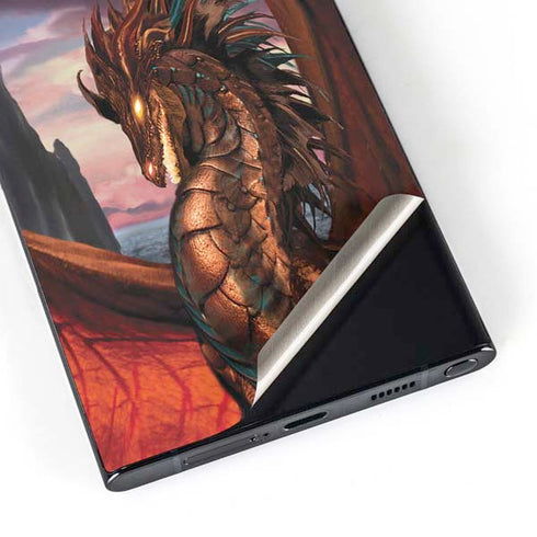 Coppervein Dragon by Ruth Thompson Galaxy S24 Ultra Skin