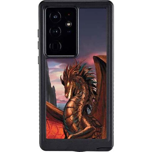 Coppervein Dragon by Ruth Thompson Galaxy S24 Ultra Waterproof Case