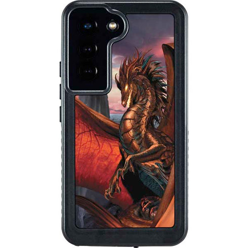 Coppervein Dragon by Ruth Thompson Galaxy S24 Waterproof Case