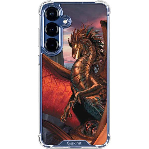Coppervein Dragon by Ruth Thompson Galaxy S25 Plus Clear Case