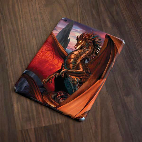 Coppervein Dragon by Ruth Thompson Apple iPad Skin