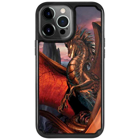 Coppervein Dragon by Ruth Thompson iPhone Cases