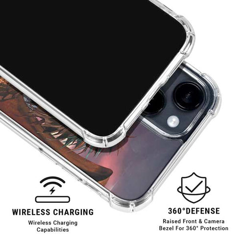 Coppervein Dragon by Ruth Thompson iPhone 15 Clear Case