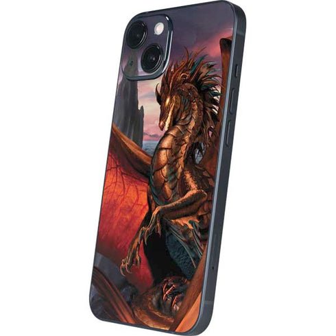 Coppervein Dragon by Ruth Thompson iPhone 15 Skin