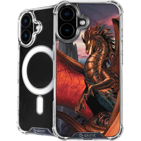 Coppervein Dragon by Ruth Thompson iPhone 16 MagSafe Case