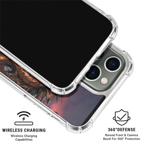 Coppervein Dragon by Ruth Thompson iPhone 16 Pro Clear Case