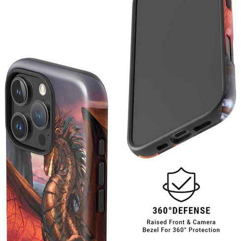 Coppervein Dragon by Ruth Thompson iPhone 16 Pro Max Magsafe Impact Case