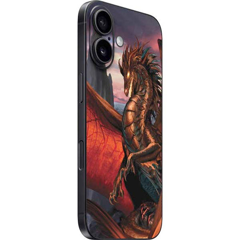 Coppervein Dragon by Ruth Thompson iPhone 16 Skin