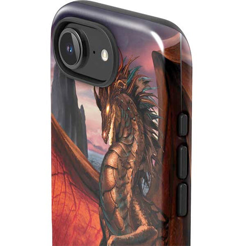 Coppervein Dragon by Ruth Thompson iPhone 16e Impact Case