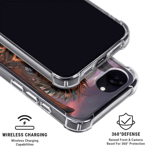 Coppervein Dragon by Ruth Thompson iPhone 16e MagSafe Case