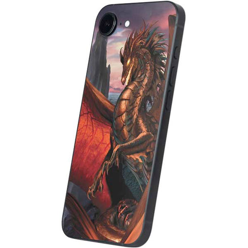 Coppervein Dragon by Ruth Thompson iPhone 16e Skin