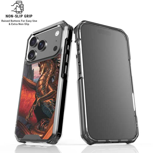Coppervein Dragon by Ruth Thompson iPhone 18 Pro Clear Case