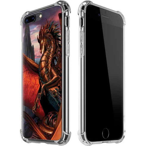 Coppervein Dragon by Ruth Thompson iPhone Cases