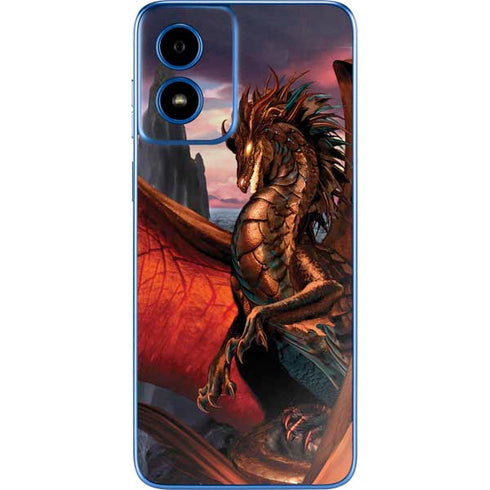 Coppervein Dragon by Ruth Thompson Moto G Play 4G (2024) Skin