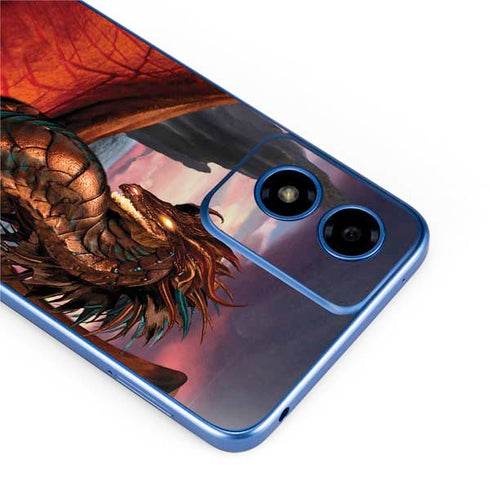 Coppervein Dragon by Ruth Thompson Moto G Play 4G (2024) Skin