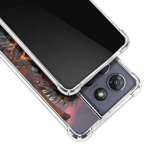 Coppervein Dragon by Ruth Thompson Moto G Play 5G (2025) Clear Case