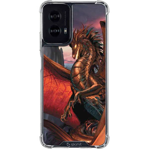 Coppervein Dragon by Ruth Thompson Moto G Power 5G (2024) Clear Case