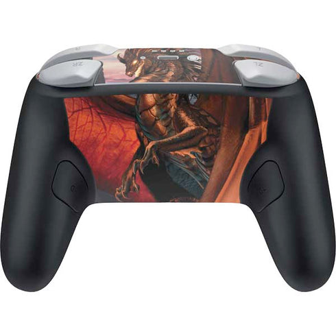 Coppervein Dragon by Ruth Thompson Nintendo Switch 2 (2025) Pro Controller Skin